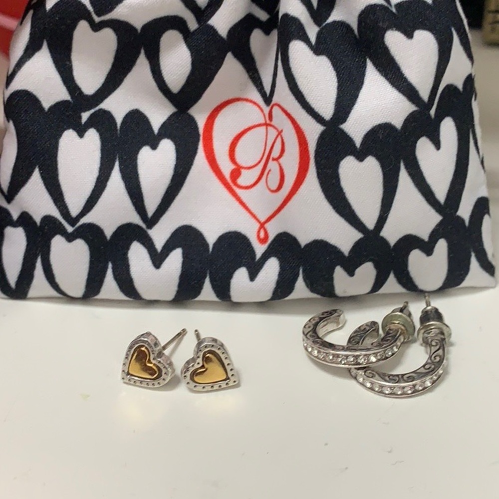 Two pairs of Brighton Stud Earrings